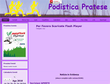 Tablet Screenshot of podisticapratese.it